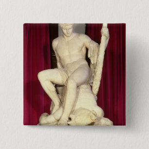Theseus and the Minotaur, 1782 15 Cm Square Badge