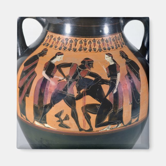 Theseus Fighting the Minotaur Magnet (Front)