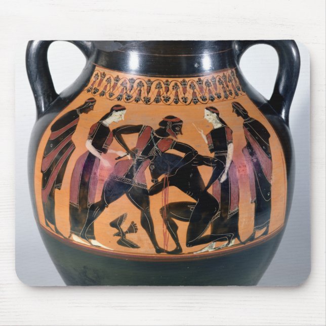 Theseus Fighting the Minotaur Mouse Pad (Front)