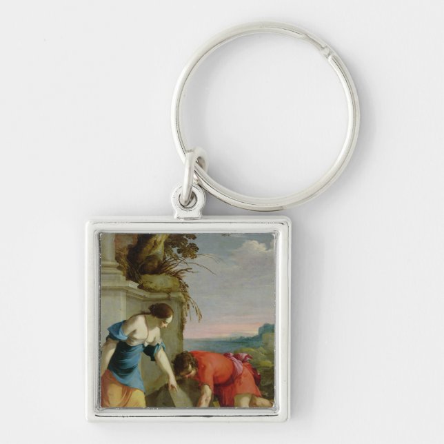 Theseus Finding his Father's Sword, 1634 Key Ring (Front)