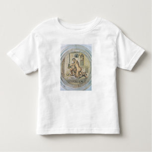 Theseus wrestling with the Minotaur Toddler T-Shirt