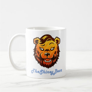 TheShineyBear Mug w/ Double Sided Logo & Text