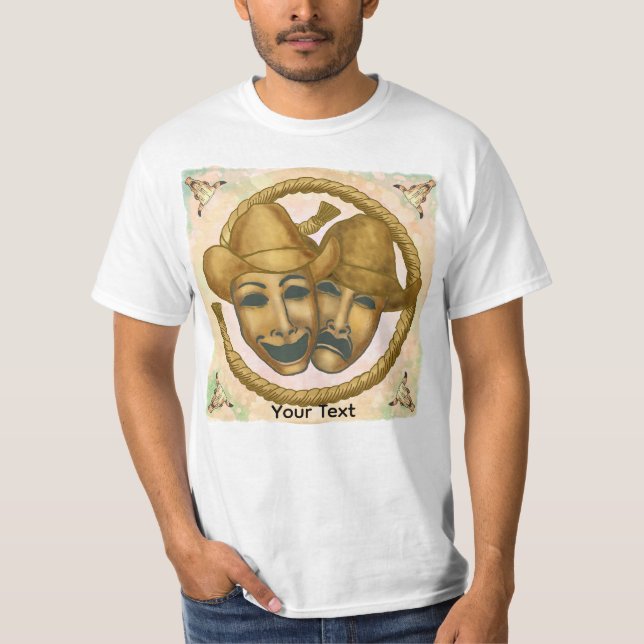 Thespian Cowboy t-shirt  (Front)