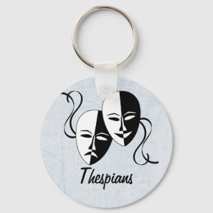 Thespian Masks Customisable Key Ring