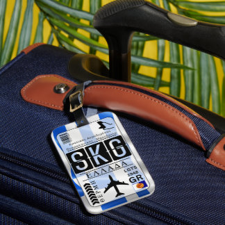 Thessalonika Airport Code Luggage Tag