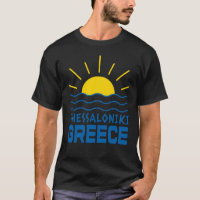 Thessaloniki Greece Sunshine And Sea Men's Black