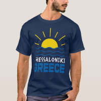 Thessaloniki Greece Sunshine, Sea Men's Navy Blue