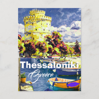 Thessaloniki Greece Travel Postcard Thessaloniki