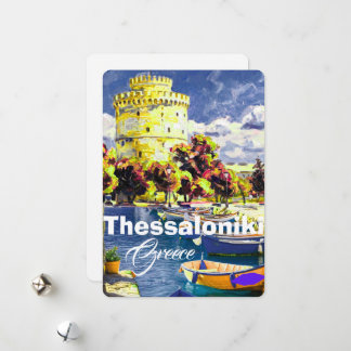 Thessaloniki Greece Travel Postcard Thessaloniki