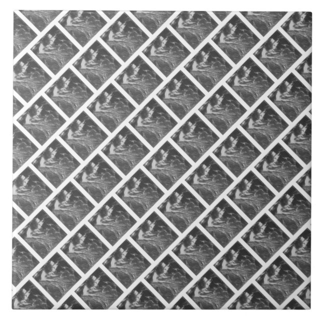 #THESURFINGMERMAID @ MAGHIE.ORG #CERAMICS CERAMIC TILE (Front)