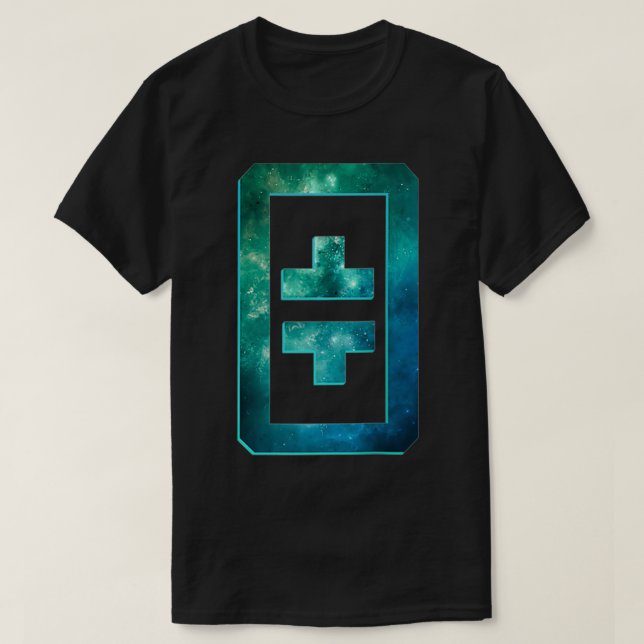 THETA Logo Image Cryptocurrency  T-Shirt (Design Front)