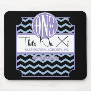 Theta Nu Xi Chevron Mousepad