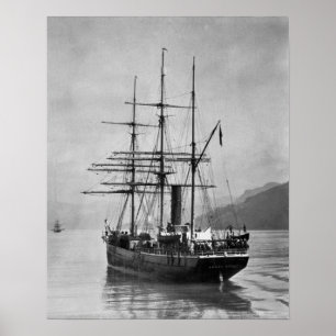 TheTerra Nova sailed by Scott Poster