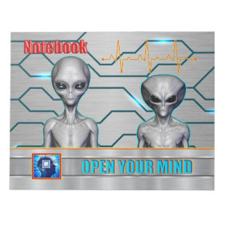 THEY ARE ALREADY HERE - OPEN YOUR MIND design coll Notepad