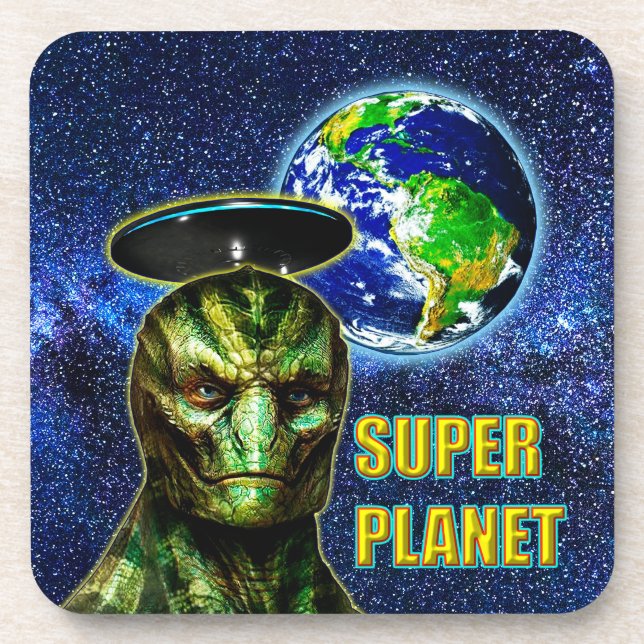 THEY ARE ALREADY HERE - REPTILIAN design collectio Coaster (Front)