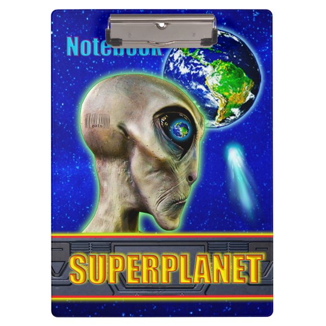 THEY ARE ALREADY HERE - SUPERPLANET design collect Clipboard (Front)