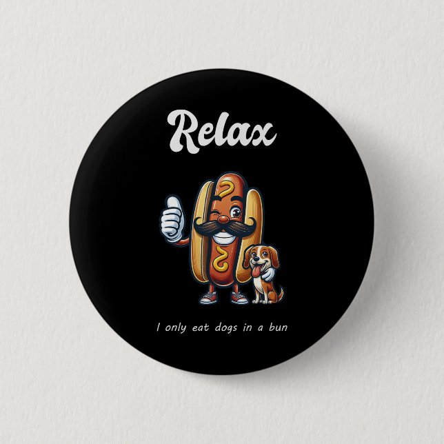 They Are Eating The Dogs Cats Pets Trump Kamala De 6 Cm Round Badge (Front)