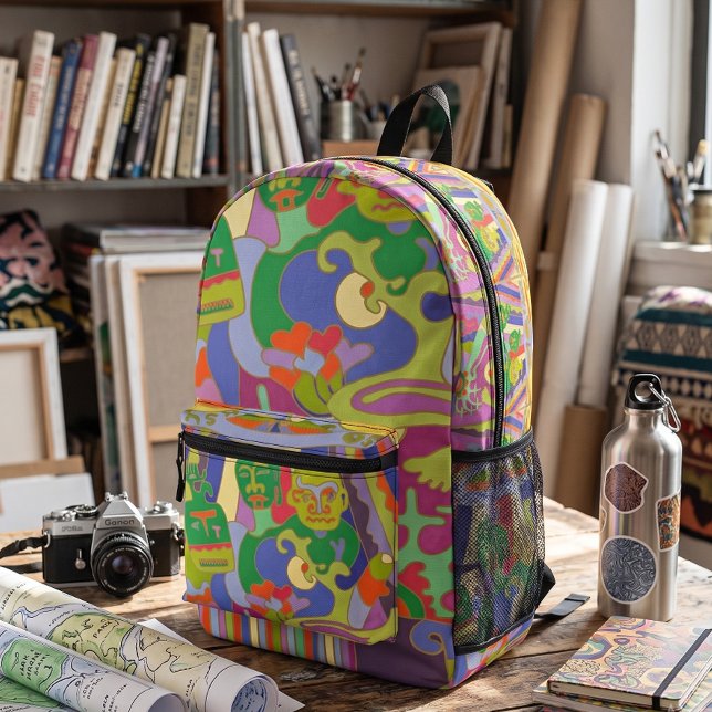 They are Here Printed Backpack (Creator Uploaded)