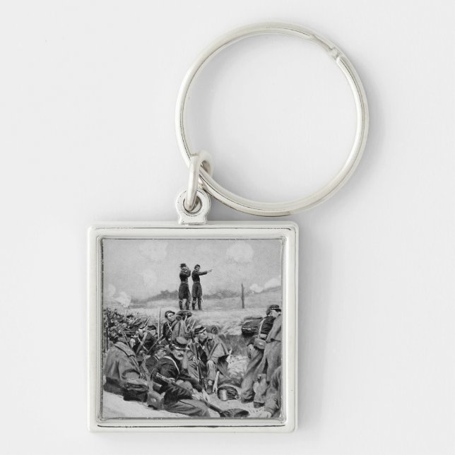 They Awaited the Order to Charge Key Ring (Front)