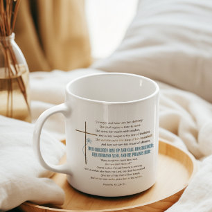 THEY CALL HER BLESSED Proverbs 31 Scripture Coffee Mug