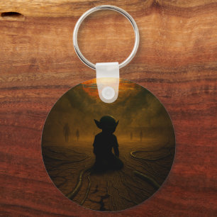 They Came While the Sun Was Melting Key Ring