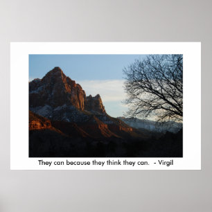 They can because they think they can poster