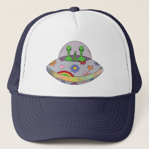 They Come in Peace UFO Trucker Hat