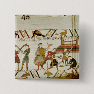 They construct the fortifications 15 cm square badge