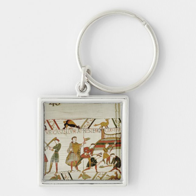 They construct the fortifications key ring (Front)