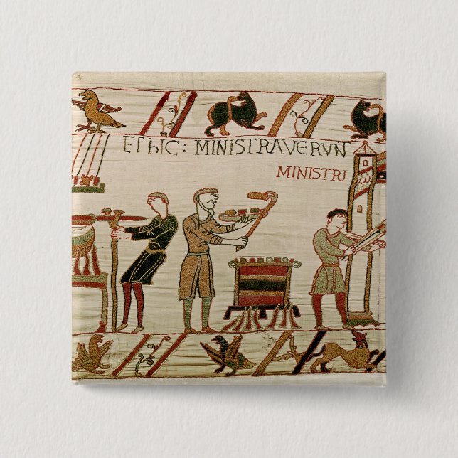 They cook the meat 15 cm square badge (Front)