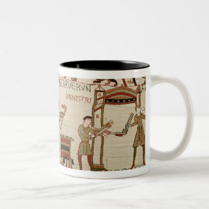 They cook the meat Two-Tone coffee mug