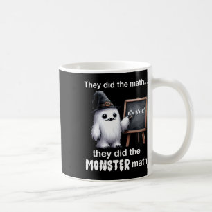 They Did The Monster Math Yeti Funny Halloween Tea Coffee Mug