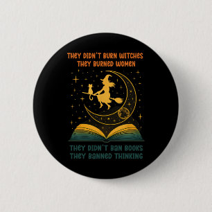 They Didn't N Books 6 Cm Round Badge