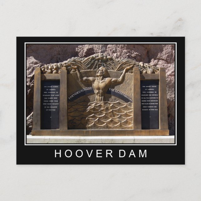 They Died to Make the Desert Bloom Postcard (Front)