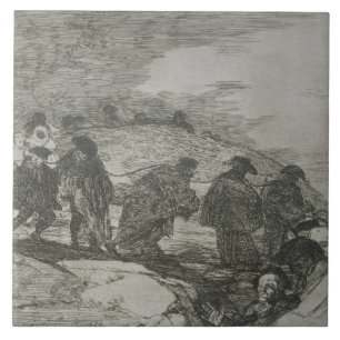 They do not know the way, plate 70 of 'The Disaste Ceramic Tile