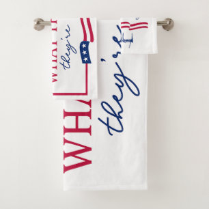 They Don't Know What They're Doing Funny Quote Bath Towel Set