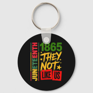 They Dont Like Us Juneteenth 1865  Key Ring