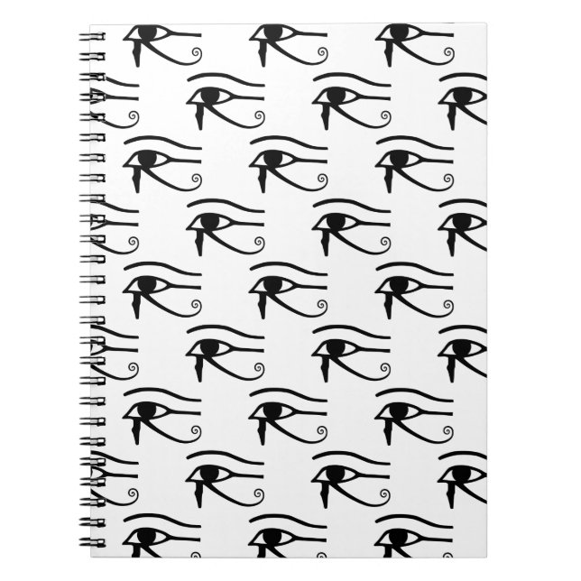 They Eye Of Horus Pattern Notebook (Front)