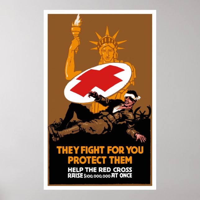 They Fight For You Protect Them Poster (Front)