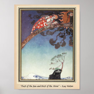 They flew away from the Castle Kay Nielsen Poster