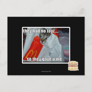 they had no toyz postcard