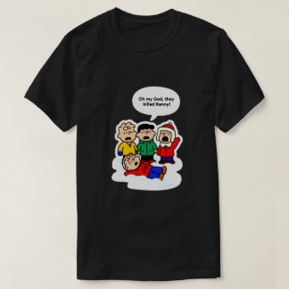 They Killed Kenny! Funny Cartoon Mashup T-Shirt