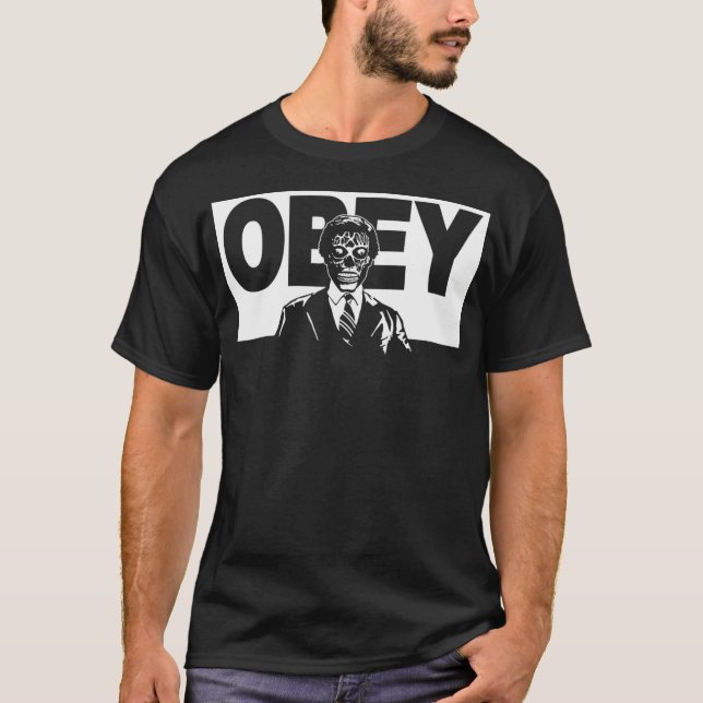 They Live Obey Alien T-Shirt (Front)