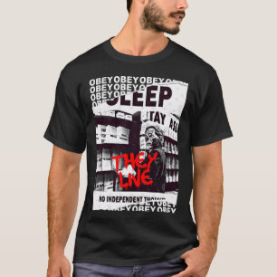 They Live OBEY Retro Cult Classic Horror Fan T-Shirt