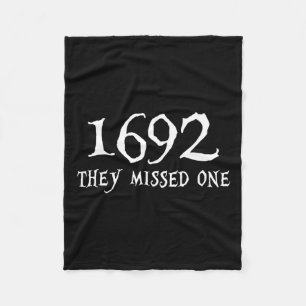 They Missed One Halloween Feminist Witch Trials Wo Fleece Blanket