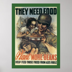 They Need Food Poster