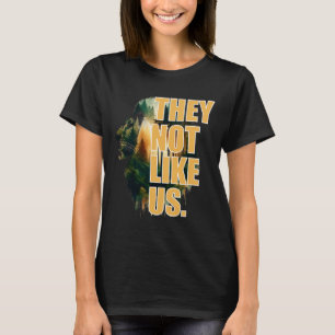 They Not Like Us Touchdown American Football Game  T-Shirt