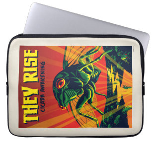 They Rise Cicada Awakening Laptop Sleeve