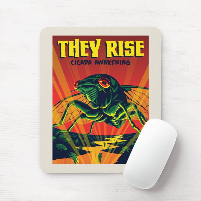 They Rise Cicada Awakening Mouse Pad (With Mouse)