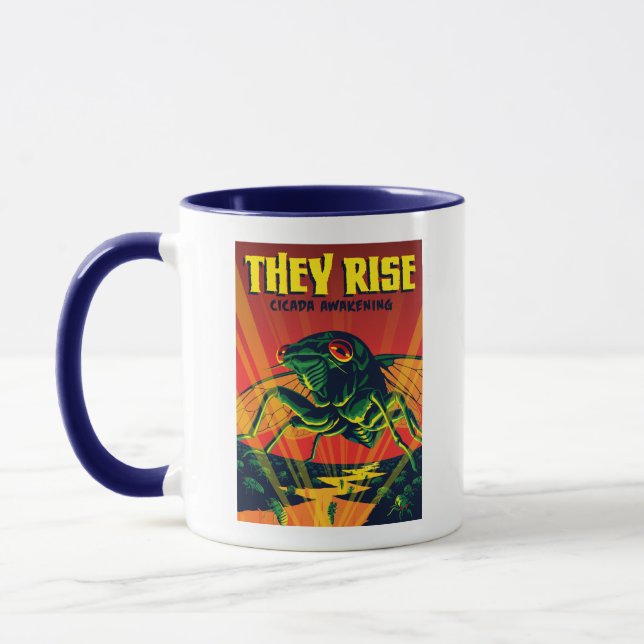 They Rise Cicada Awakening Mug (Left)